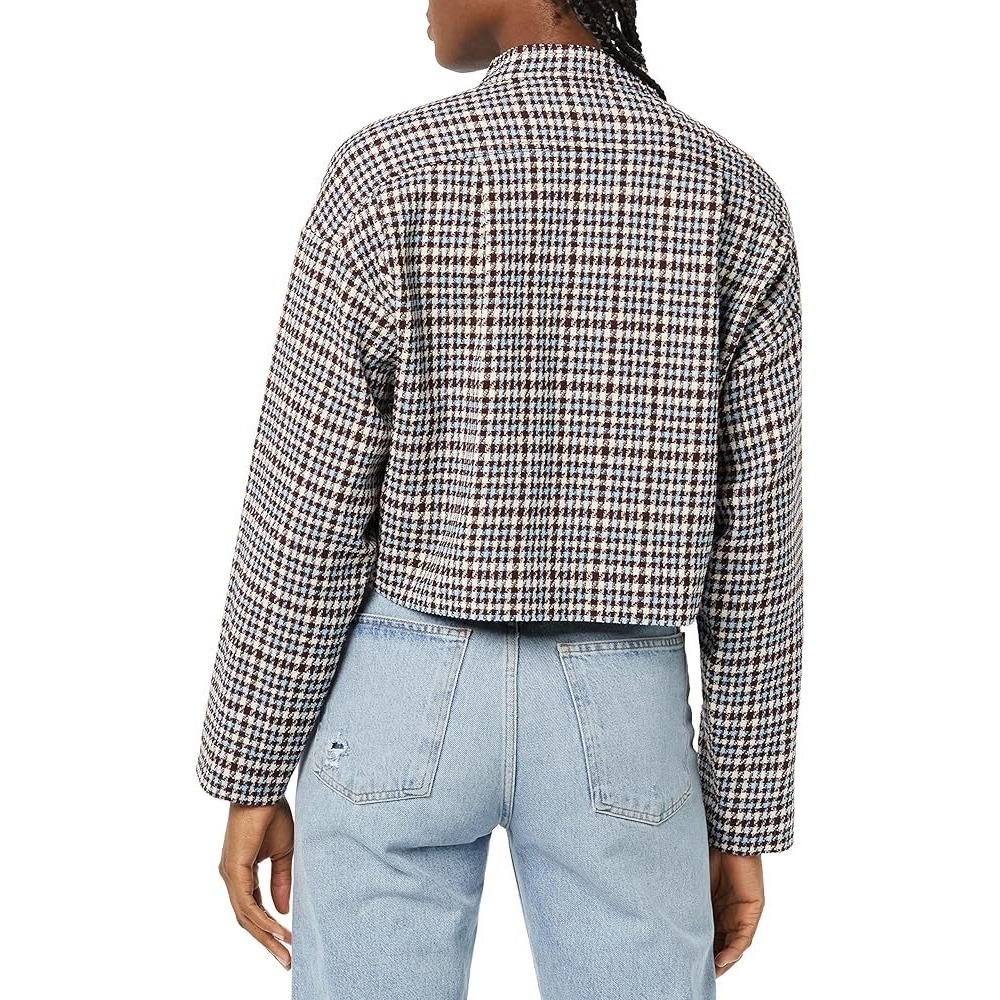 NWT Rebecca Taylor Techy Houndstooth Jacket / Size L / MSRP of $525! - Picture 6 of 9